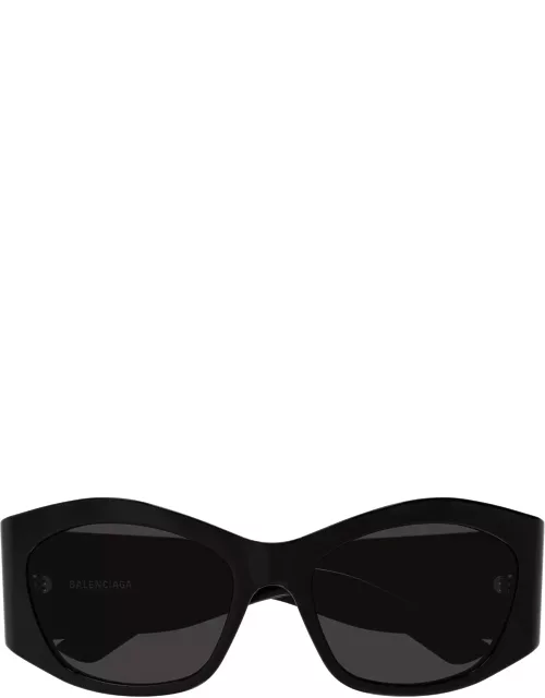 Balenciaga Eyewear Flat Temple Logo Sided Sunglasse