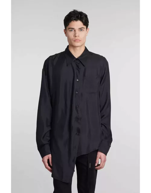 Ann Demeulemeester Shirt In Black Silk