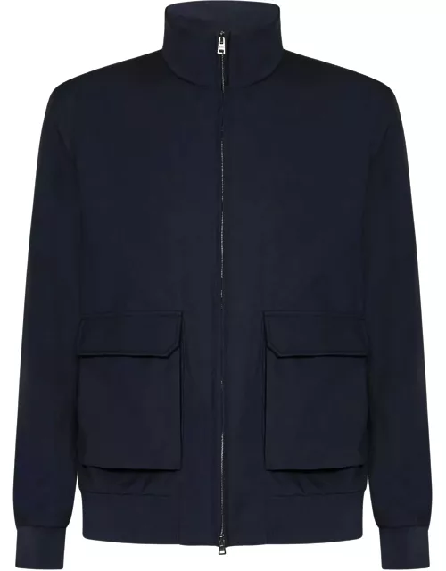 Herno Storm System Wool Bomber Jacket
