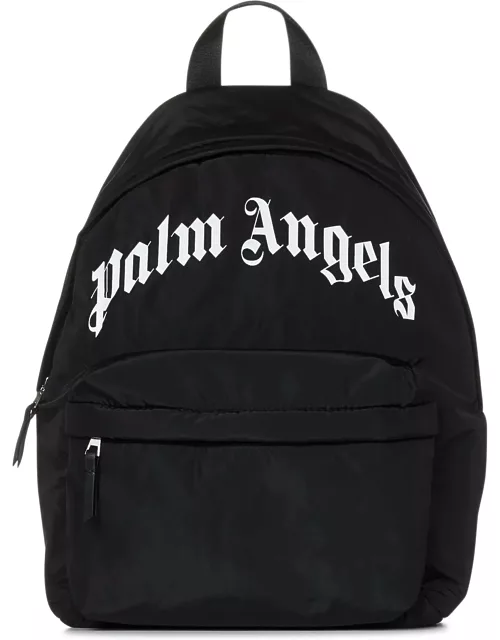 Palm Angels Curved Logo Big Backpack