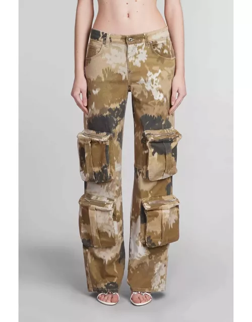 Blumarine Jeans In Camouflage Cotton