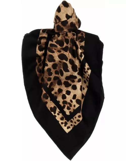 Dolce & Gabbana leopard Scarf