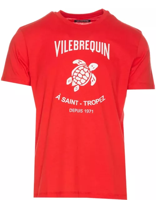 Vilebrequin T-shirt Tortue Flockee