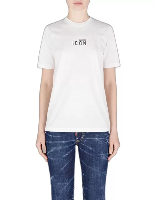 Dsquared2 Icon White T-shirt With Logo