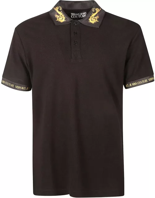 Versace Jeans Couture Logo Print Polo Shirt