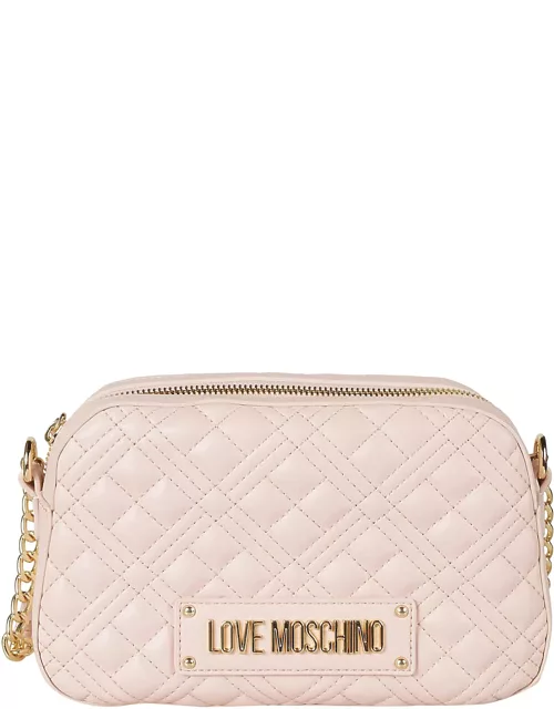 Love Moschino Top Zip Quilted Chain Shoulder Bag