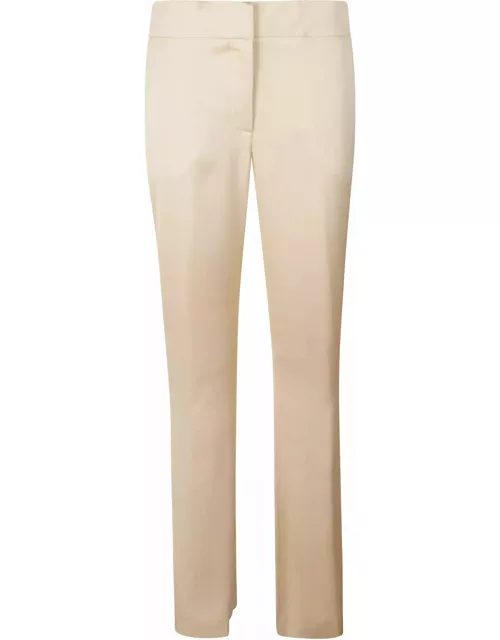 Genny High-waist Plain Flare Trouser