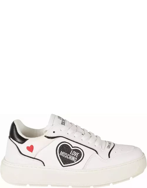 Love Moschino Heart Embroidered Sneaker