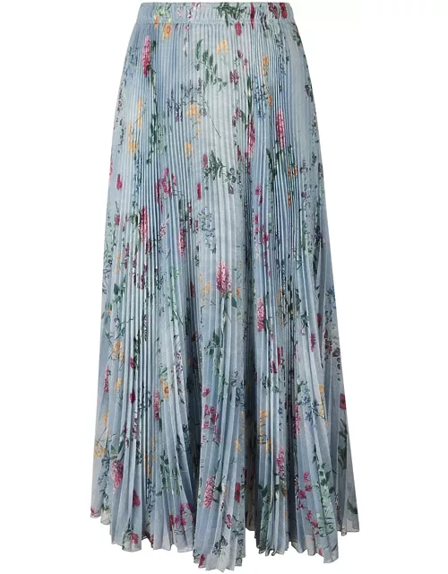 Ermanno Scervino Floral Print Pleated Skirt