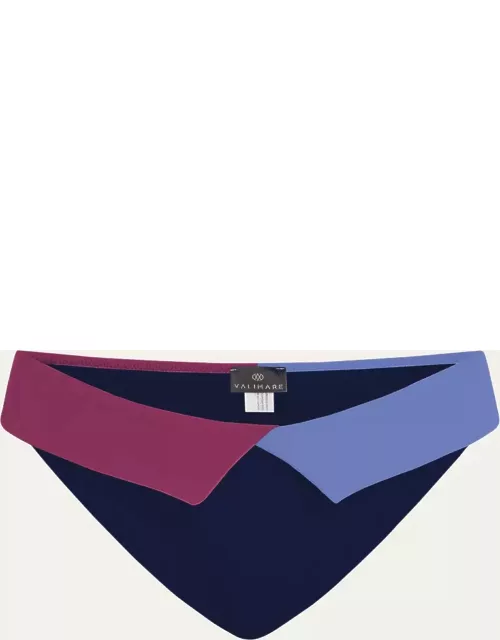 Capri Color Block Flap Bikini Bottom