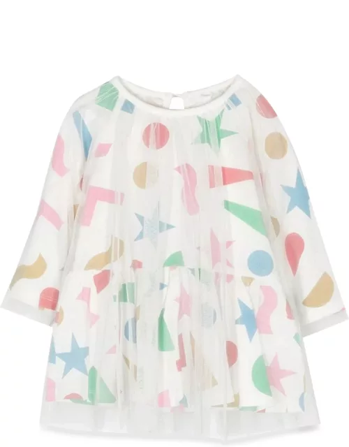 stella mccartney m/l dress with coulotte