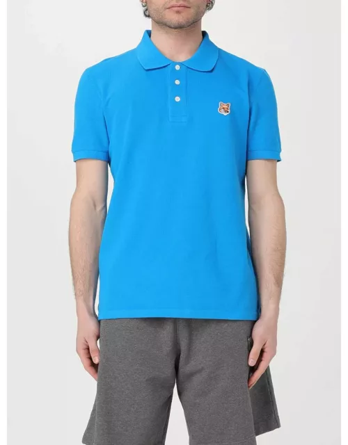 Polo Shirt MAISON KITSUNÉ Men colour Blue