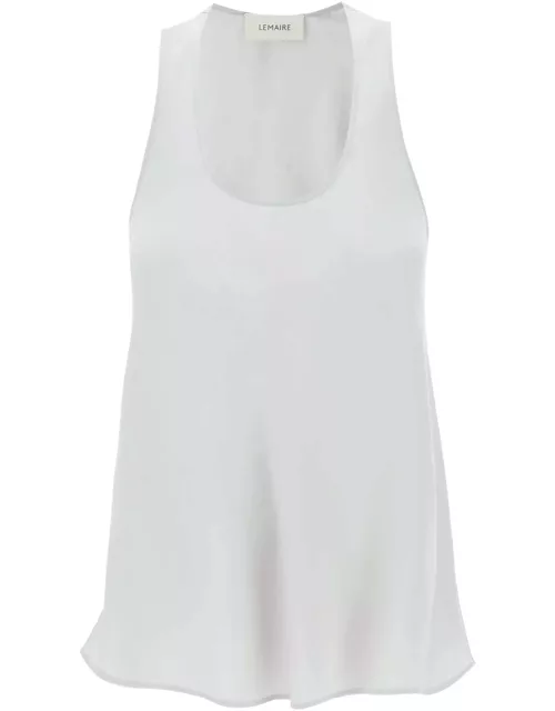 LEMAIRE Sleeveless top with diagona