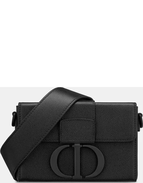 Christian Dior Black calfskin 30 Montaigne Box Bag