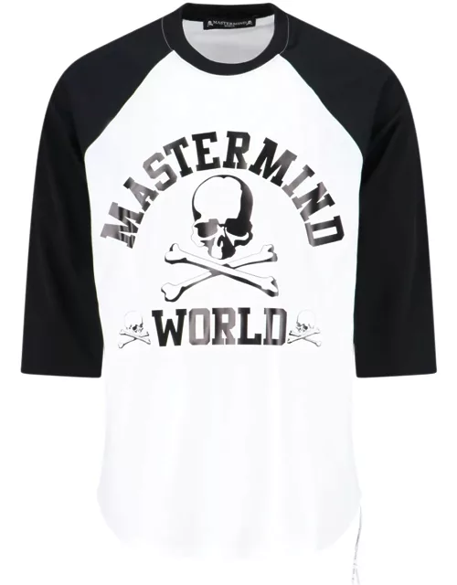 Mastermind WORLD "Raglan" Logo T-Shirt