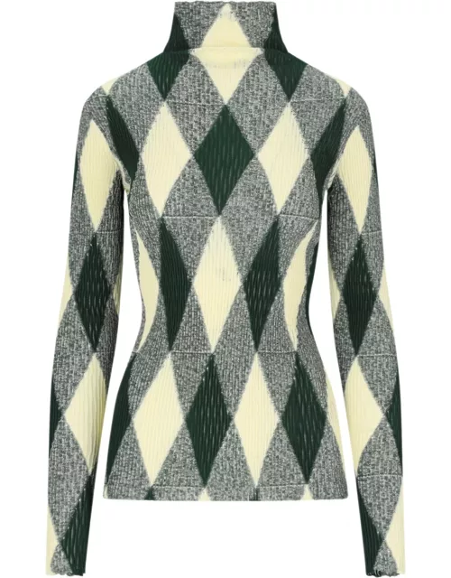 Burberry 'Argyle' Print Sweater