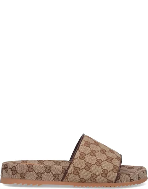 Gucci Gucci - Gg Fabric Slider Sandal