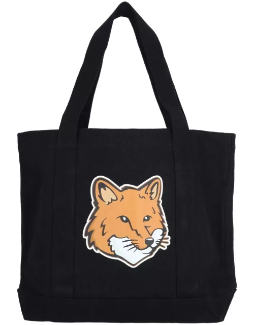 Maison Kitsuné "Fox Head" Tote Bag