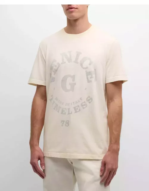 Men's Timeless-Print Cotton Gauze T-Shirt