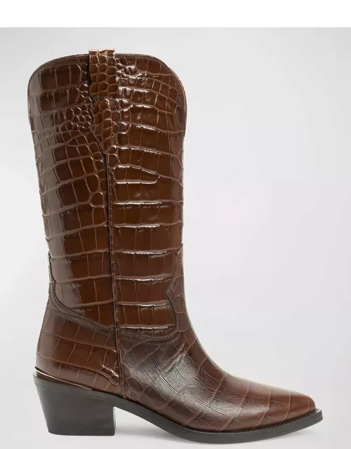 Meghan Croco Western Boot