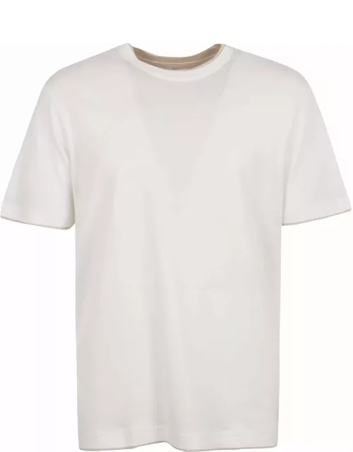Eleventy Round Neck Plain T-shirt
