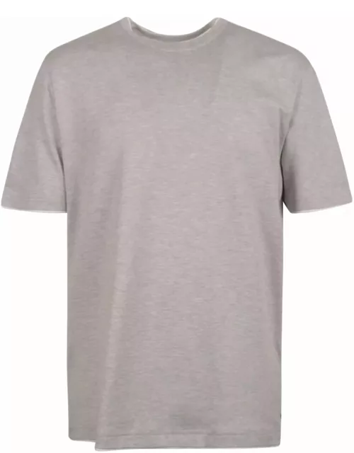 Eleventy Round Neck Plain T-shirt