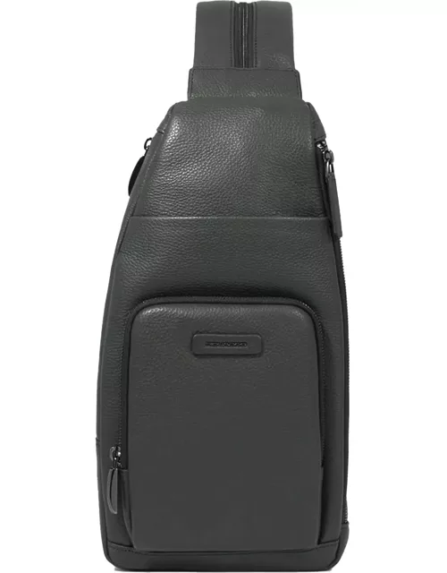 Piquadro Shoulder Bag For Ipad Mini, Portable As A Backpack