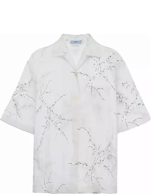 Prada Superposè Shirt With Embroidery