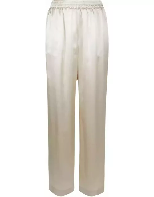 Eleventy High-waisted Linen Trouser