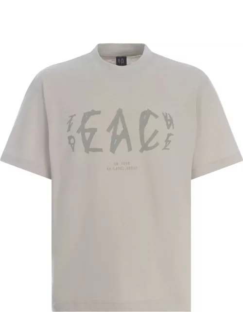 T-shirt 44 Label Group peace Made Of Cotton