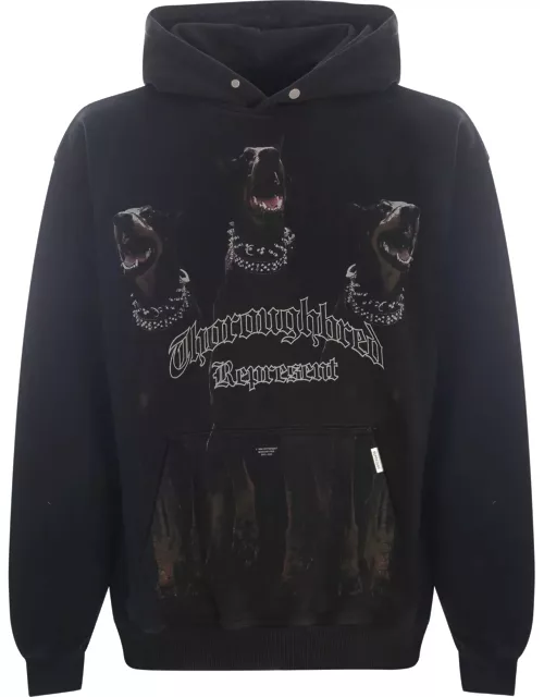 Hooded Sweatshirt Represent thoroughbred Made Of Cotton