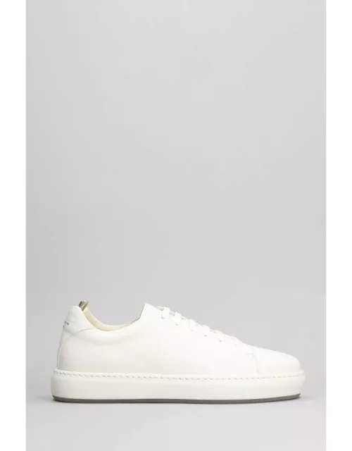 Officine Creative Covered 001 Sneakers In White Leather