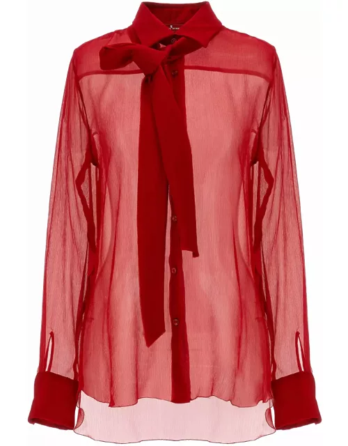 Ermanno Scervino Pussy Bow Shirt