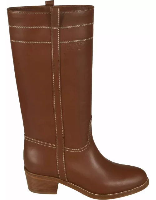 Fay Stitched Fitted Boot