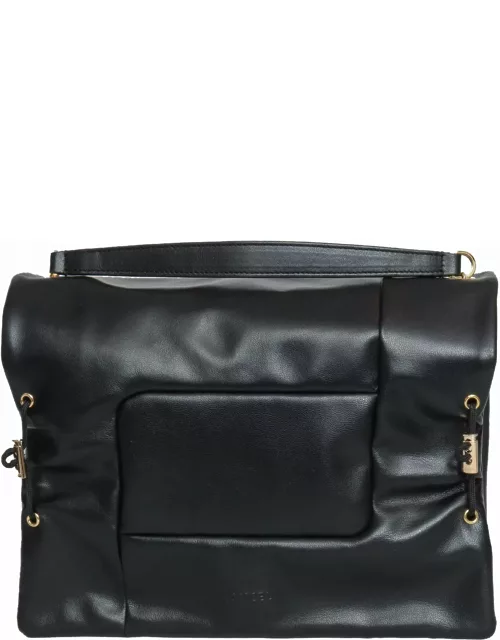 Lancel Black Rabat Bag