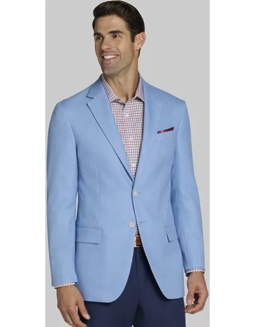 JoS. A. Bank Men's Tailored Fit Sportcoat, Light Blue, 40 Regular