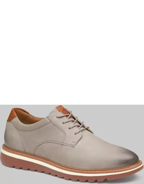Johnston & Murphy Men's Braydon Plain Toe Shoes, Grey, 14 D Width