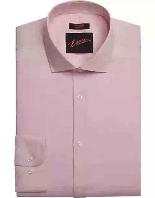 Egara Men's Skinny Fit Dress Shirt Rose Solid