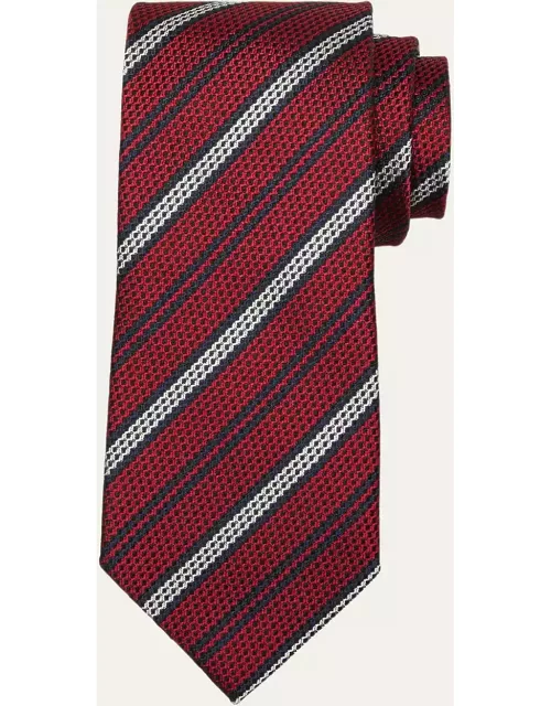 Men's Multi-Stripe Silk Jacquard Tie