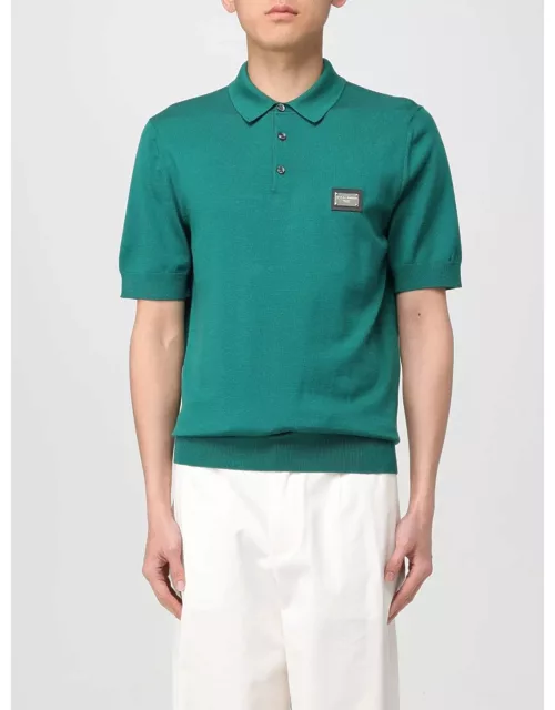 Polo Shirt DOLCE & GABBANA Men colour Moss Green