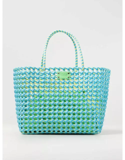 Tote Bags MSGM Woman colour Turquoise