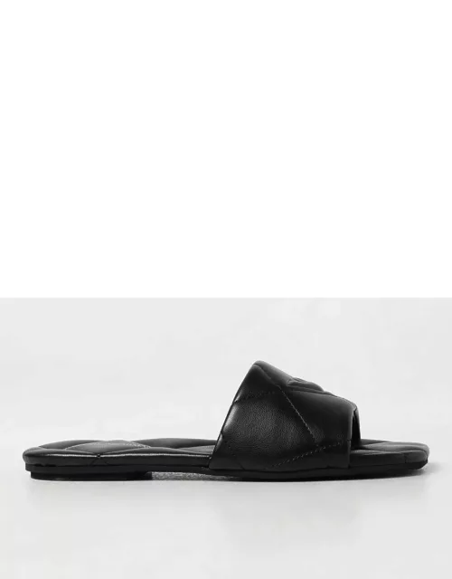 Flat Sandals EMPORIO ARMANI Woman colour Black
