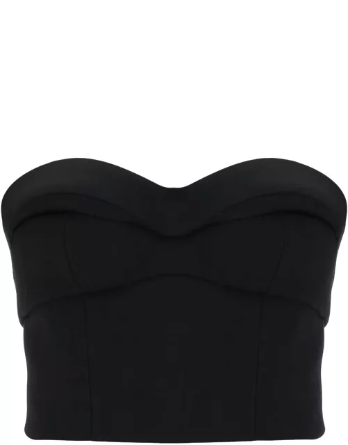 VERSACE padded cup bustier top with
