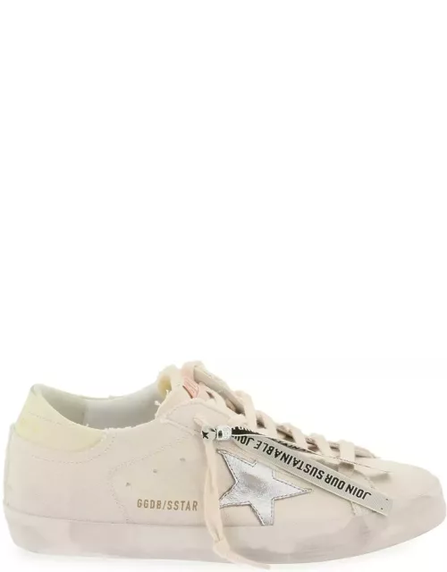 GOLDEN GOOSE Super-Star Canvas and Leather Sneaker