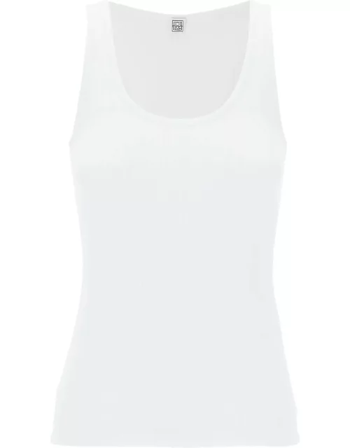 TOTEME "ribbed jersey tank top with