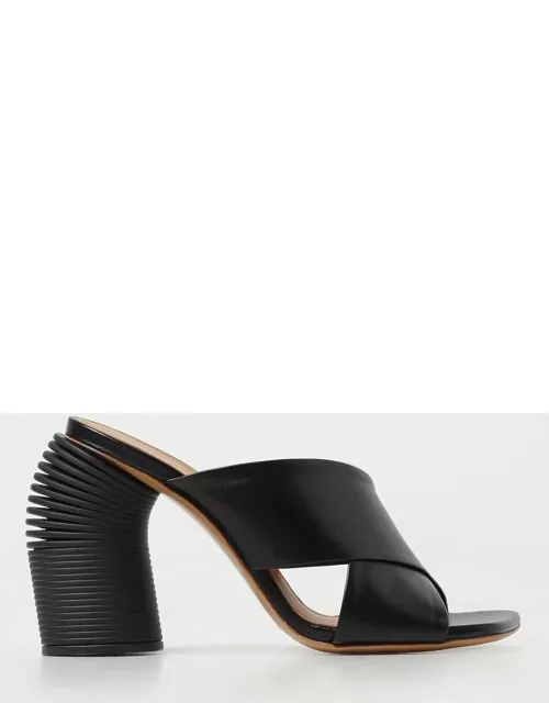 Heeled Sandals OFF-WHITE Woman colour Black