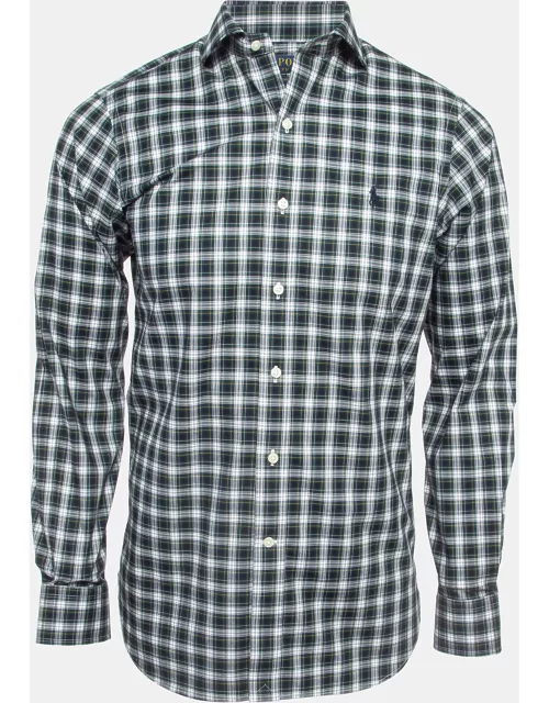 Polo Ralph Lauren Green Checked Cotton Long Sleeve Shirt