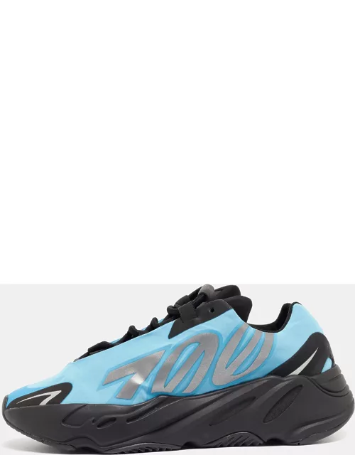Yeezy x Adidas Blue Nylon Boost 700 MNVN Bright Cyan Sneaker