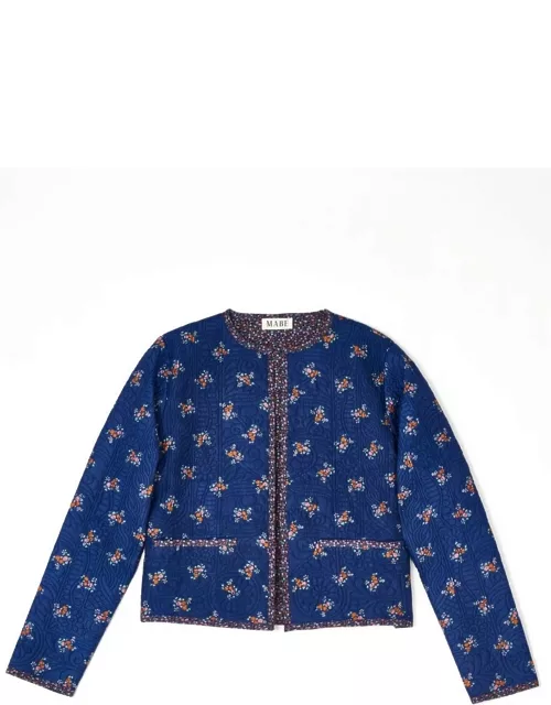 M. A.B. E Vivi Quilted Jacket - Navy
