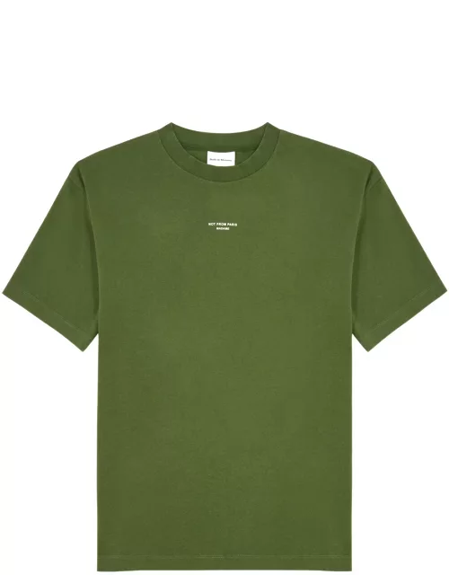 DRÔLE DE Monsieur Nfpm Printed Cotton T-shirt - Khaki